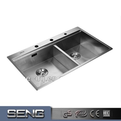 Stainless Steel Material and Brushed Surface Treatment Multifunction Kitchen Sink